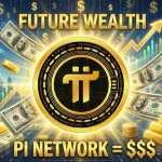 Pi Network price prediction 2026 chart showing FDV valuation and circulating supply data