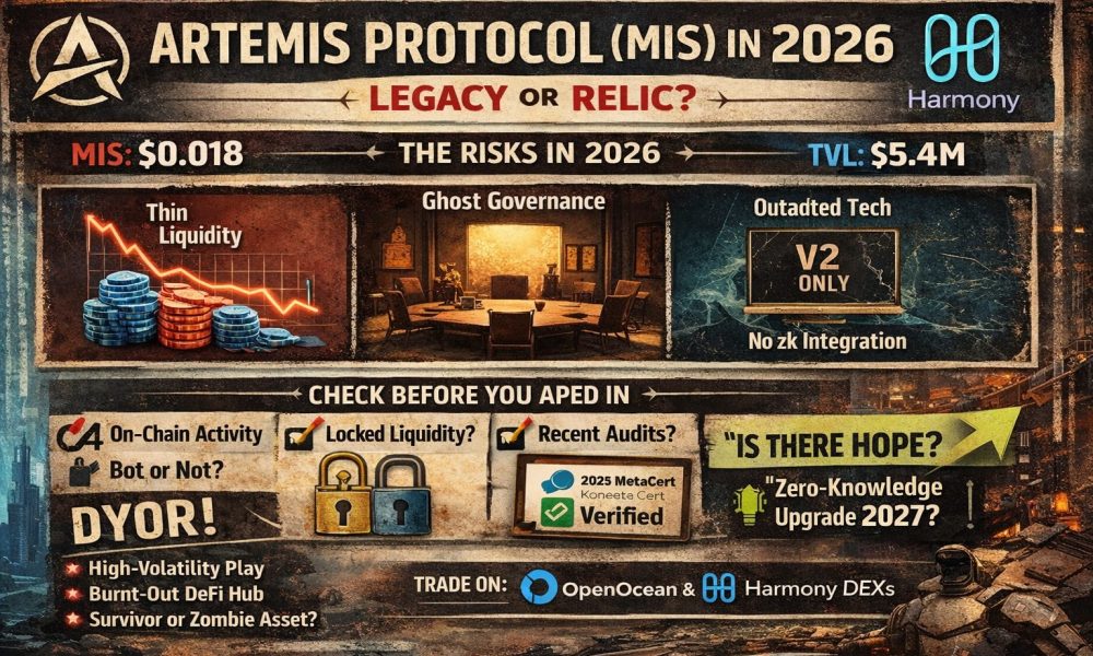 Artemis Protocol (MIS) in 2026: Harmony’s DeFi Survivor or a Zombie Asset? Artemis Protocol (MIS) in 2026