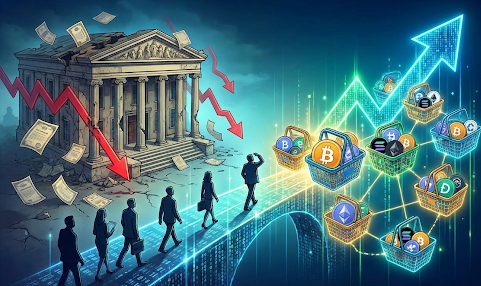 Bitwise CIO Matt Hougan crypto index funds prediction 2026 graphic showing market growth chart