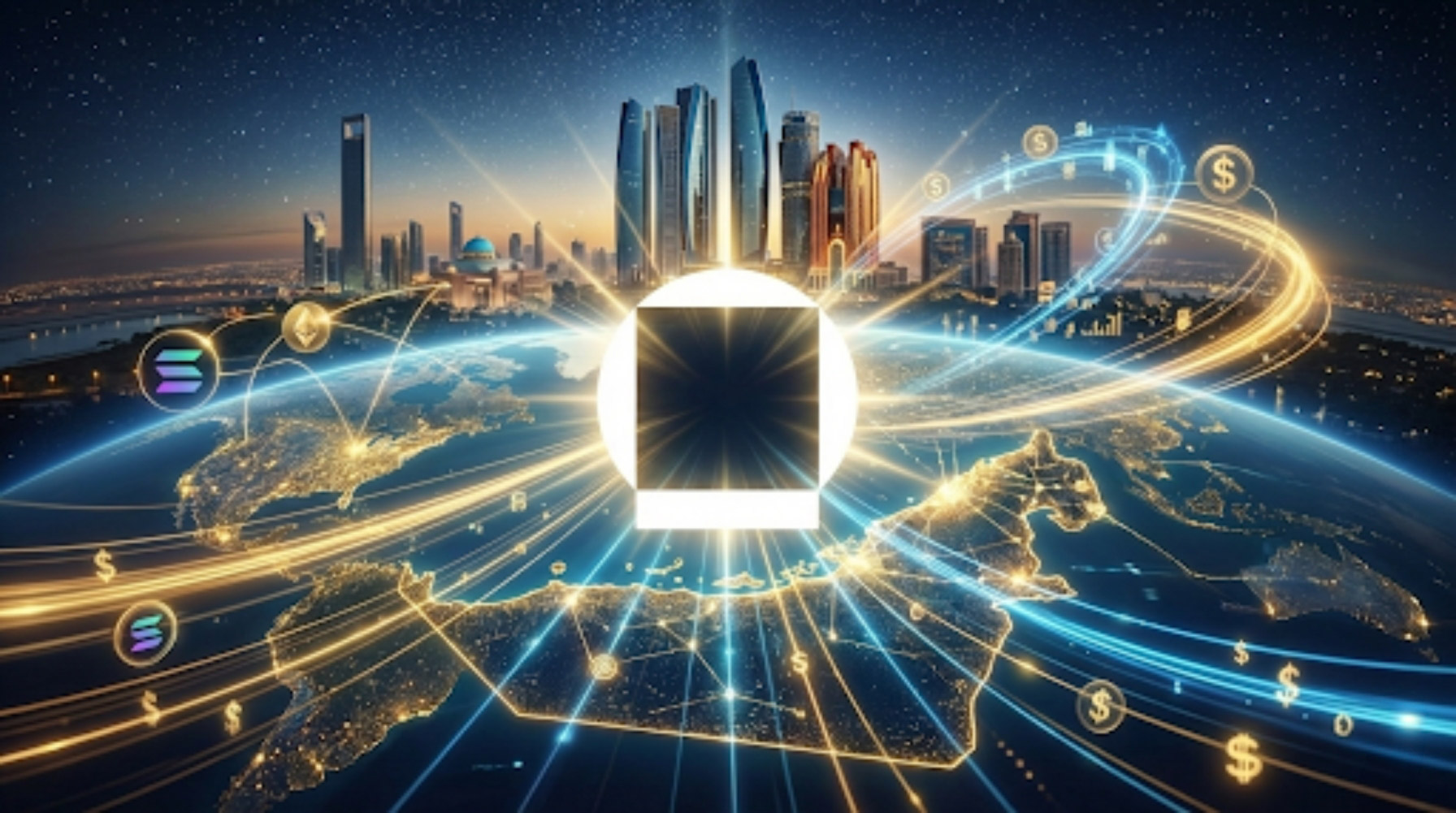 Galaxy Digital Abu Dhabi expansion Mike Novogratz Solana fund investment graphic