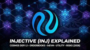 Injective (INJ) Explained: Cosmos DeFi L1, On-Chain Orderbooks, inEVM, Token Utility, and Risks (2026)