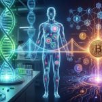 The 2026 Crypto Investment Masterclass: Building the Ultimate Portfolio for the Institutional Supercycle Futuristic DNA helix merging with blockchain blocks representing DeSci and bio-tech innovation.