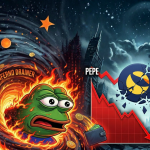 Pepe crypto security warning graphic showing malware detection and wallet drainer alert on official website
