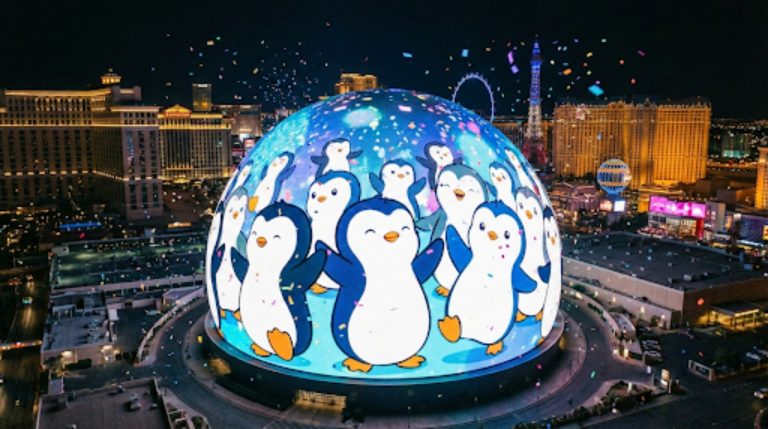 From Blockchain to Billboards: Why Pudgy Penguins Taking Over the Las Vegas Sphere Signals a New Era for Consumer Crypto