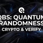 Quantum Core (QBS) guide showing how verifiable quantum randomness can be anchored on-chain and used by crypto apps