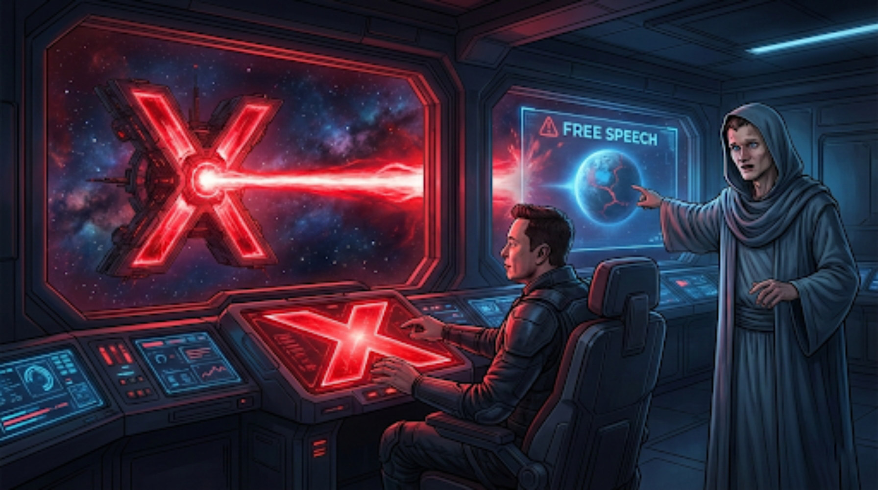 Vitalik Buterin issues a sharp warning to Elon Musk, claiming X is evolving from a free speech haven into a "death star laser" for coordinated hate. We analyze the clash over European values and platform governance.