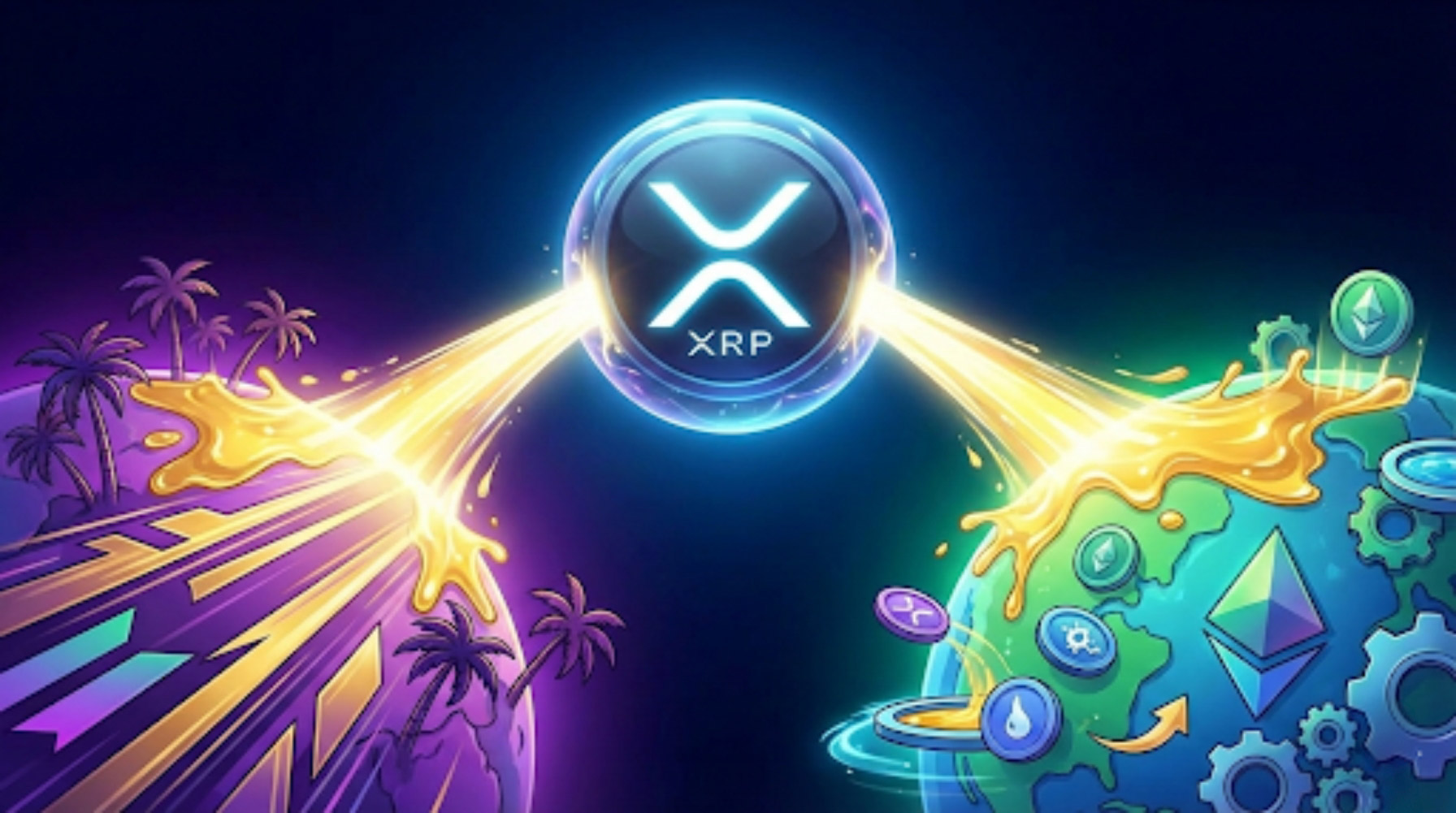 XRP Wrapped wXRP on Solana and Ethereum launch analysis Hex Trust chart