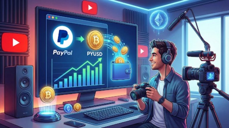 Mass Adoption Arrives: YouTube Now Lets Creators Get Paid in Crypto (PYUSD) via PayPal