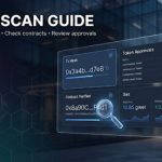 Etherscan guide visual showing Ethereum transaction tracking, contract verification, and token approval checks