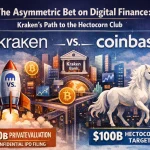 Kraken IPO 2026 valuation analysis showing path from $20B to $100B hectocorn status