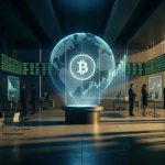 Ethereum Hits Yearly High As Spot ETF Inflows And Staking Demand Surge Editorial graphic showing a stock market index chart with a Bitcoin symbol overlay and the MSCI logo in a professional financial news style.