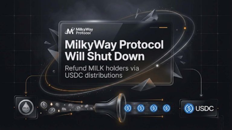 MilkyWay Protocol Will Shut Down and Refund MILK Holders Through USDC Distributions