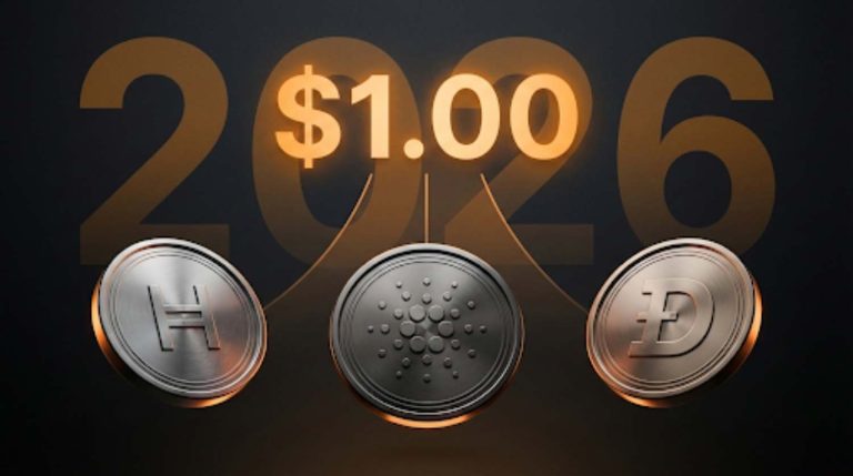 Which Crypto Will Hit $1 First in 2026 HBAR vs ADA vs DOGE