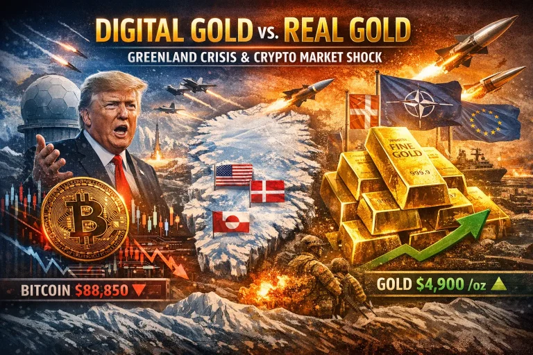 Digital Gold vs. Real Gold: Why Trump’s Greenland Policy Shook the Crypto Markets