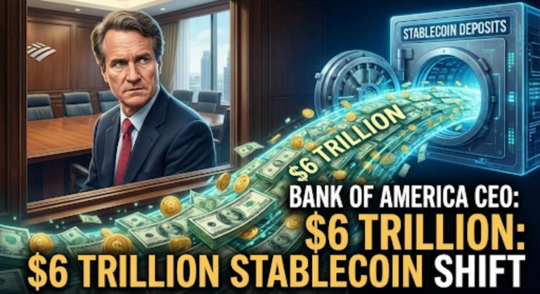 Bank of America CEO Flags a $6 Trillion Stablecoin Deposits Shift. Why Banks Are Nervous